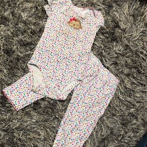 Child of mine Monkey floral set